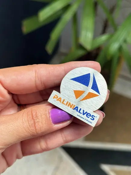 Broche Personalizado Seu Logo Fechamento Ímã