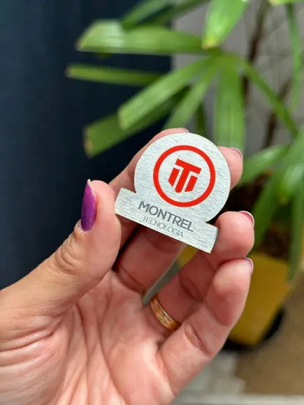 Broche Personalizado Seu Logo Fechamento Ímã