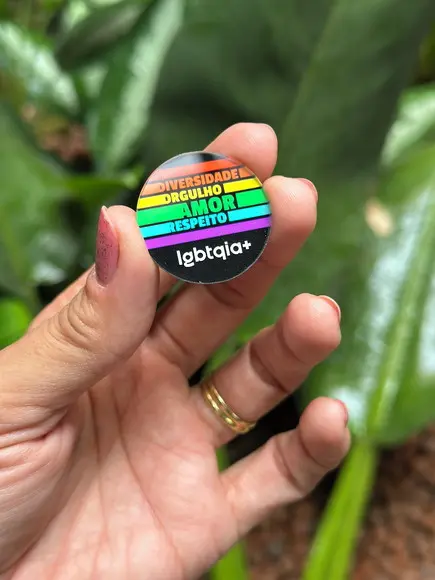 Broche Personalizado Seu Logo Fechamento Ímã
