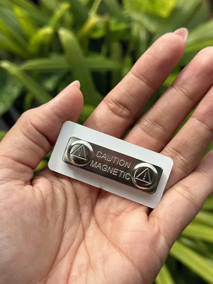 Broche Personalizado Seu Logo Fechamento Ímã