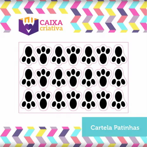 Cartela Patinhas Coelhinho da Páscoa