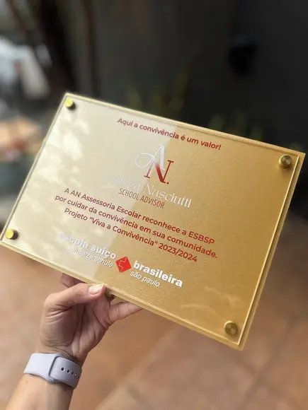 Certificado em Placa de Acrílico + Sobreposição em Acrílico