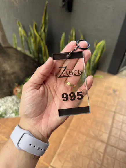 Chaveiro Acrílico Personalizado