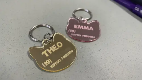 Chaveiro Acrílico Personalizado
