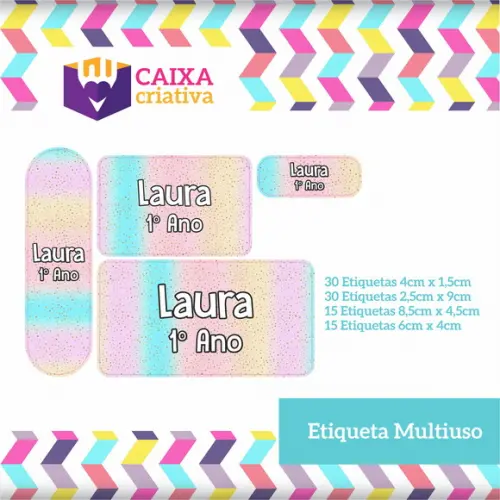 Kit de Etiquetas Rainbow
