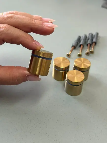 Kit de Parafusos e Prolongadores Dourado G - 4 Unidades 2,5