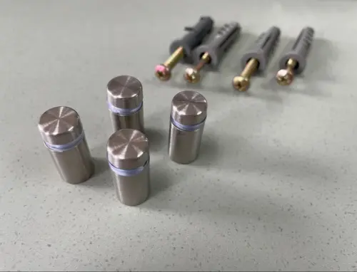 Kit de Parafusos Prolongadores Mini Inox - 4 Unidades