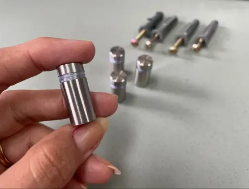 Kit de Parafusos Prolongadores Mini Inox - 4 Unidades