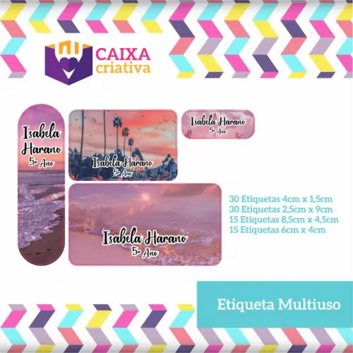 Kit Etiquetas Adesivas - Aesthetic 2