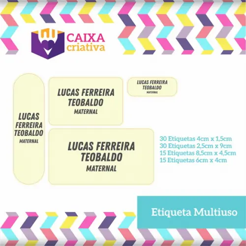 Kit Etiquetas Adesivas - Amarela