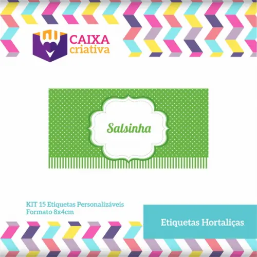 Kit Etiquetas Hortinha