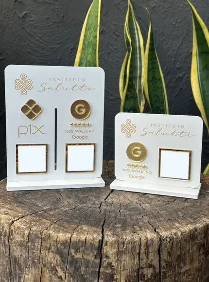 Kit Placas de Pix - Personalizada 10 - Instituto Sabritti