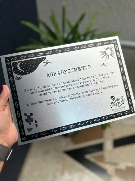 Placa Acm com Impressão Uv - 30x21