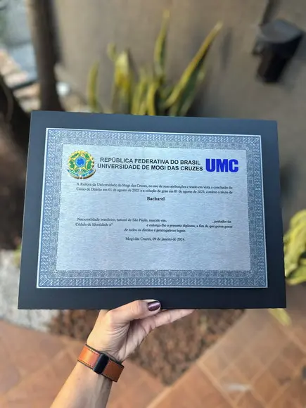 Placa Acm com Moldura e Impressão Uv - 30x40