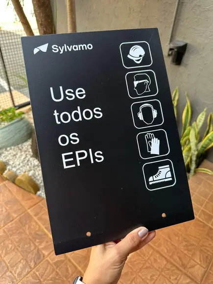 Placa Acm Personalizado - 21x29,7