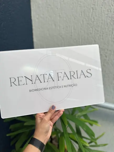 Placa Comércio Acrilico - Efeito Cristal 40x24 Impressão Uv
