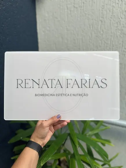 Placa Comércio Acrilico - Efeito Cristal 40x24 Impressão Uv