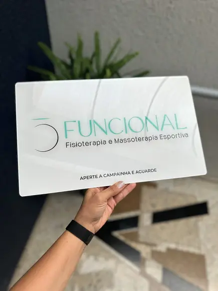 Placa Comércio Acrilico - Efeito Cristal 40x24 Impressão Uv