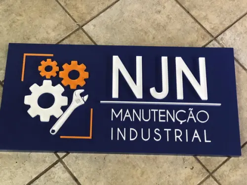 Placa de Comércio - Frente 100x60