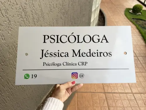 Placa de Comércio - Frente 50x25