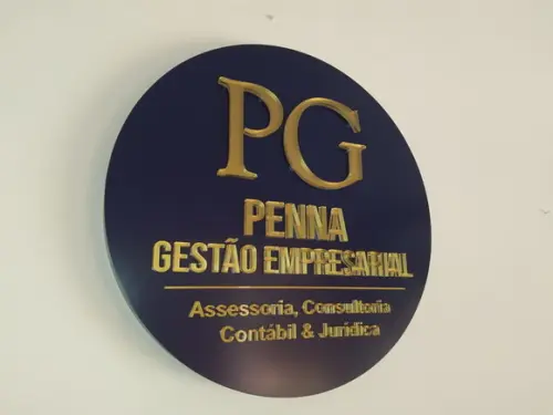 Placa de Comércio - Frente 60x60