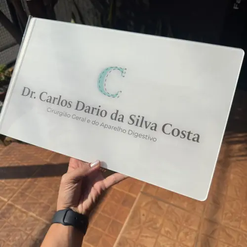 Placa de Comércio Acrilico - Efeito Cristal 40x24