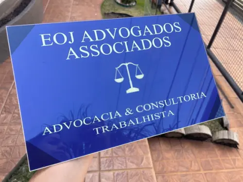 Placa de Comércio em Acrílico - Frente 30x20