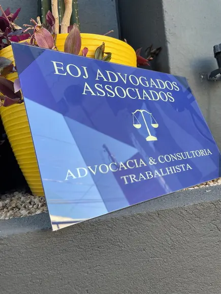Placa de Comércio em Acrílico - Frente 30x20