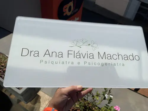 Placa de Comércio em Acrílico- Frente 50x25
