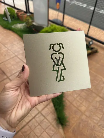Placa de Identificação Aço Carbono