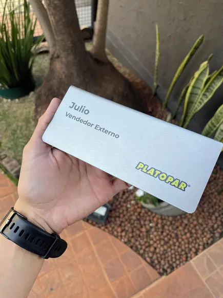Placa de Identificação de Mesa - Inox 15x6