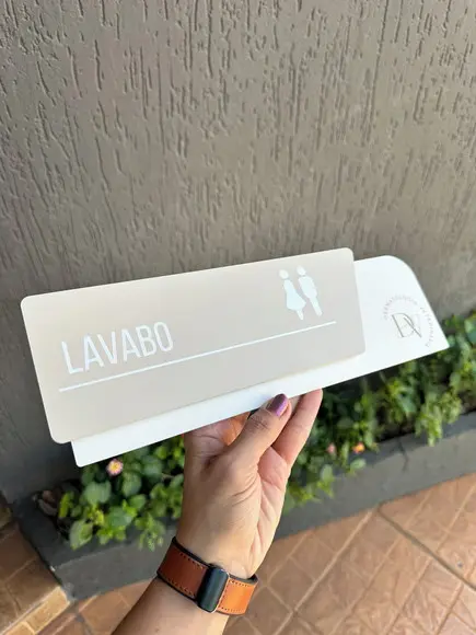 Placa de Identificação de Sala - Atria 32x10,5