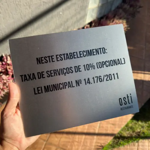 Placa de Identificação de Sala - Caulim 30x10 Inox