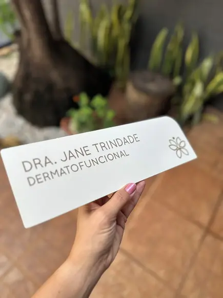 Placa de Identificação de Sala - Caulim 32x10,5
