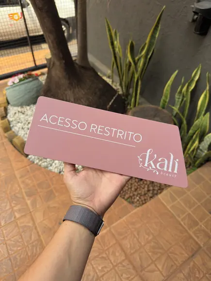 Placa de Identificação de Sala - Caulim 32x10,5