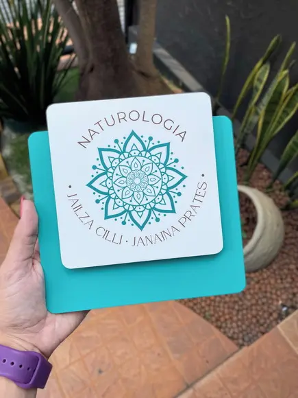 Placa de Identificação de Sala - Modelo Ágata