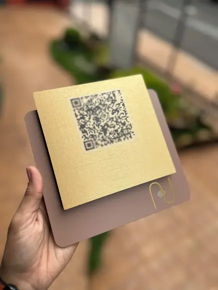 Placa de Identificação de Sala - Modelo Ágata Acm e Acrílico