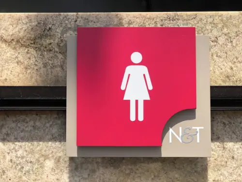 Placa de Identificação de Sala - Modelo Ágata Personalizado