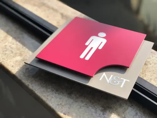 Placa de Identificação de Sala - Modelo Ágata Personalizado