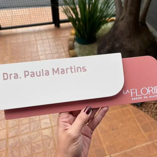 Placa de Identificação de Sala - Modelo Ametista