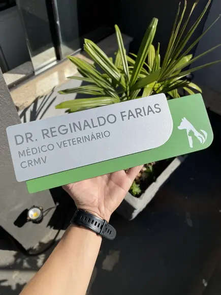 Placa de Identificação de Sala - Modelo Ametista