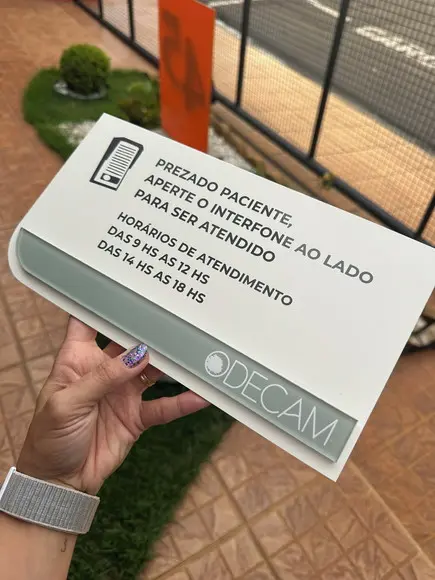 Placa de Identificação de Sala - Modelo Esmeralda Maior