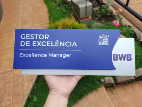 Placa de Identificação de Sala - Modelo Feldspato