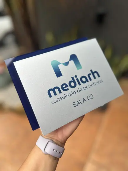Placa de Identificação de Sala - Modelo Gabs Acrílico