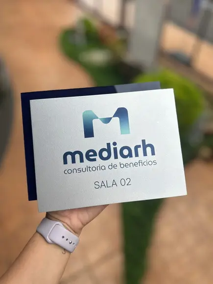 Placa de Identificação de Sala - Modelo Gabs Acrílico