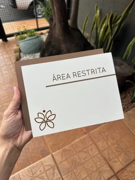 Placa de Identificação de Sala - Modelo Gabs Acrílico