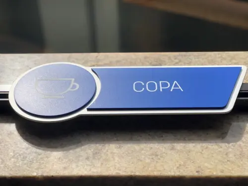 Placa de Identificação de Sala - Modelo Jaspe