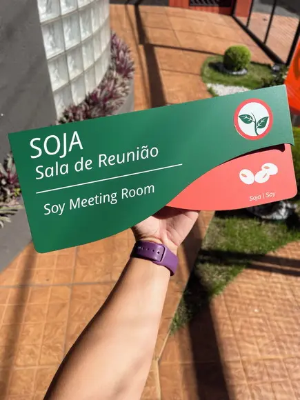 Placa de Identificação de Sala - Modelo Mica
