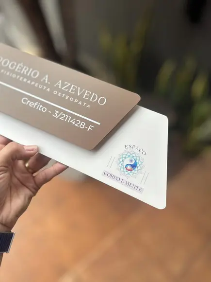 Placa de Identificação de Sala - Modelo Onix