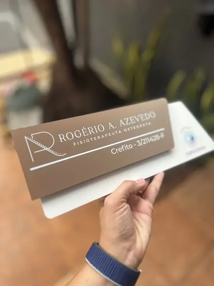 Placa de Identificação de Sala - Modelo Onix